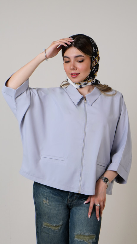 شومیز زیپی جیب فیلتاب کد ۹۴